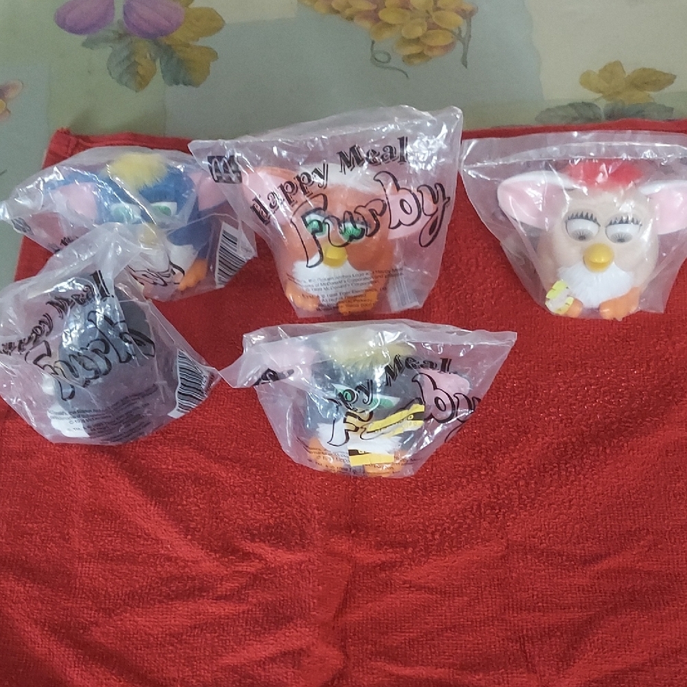Furby Happy Meal Toys Set